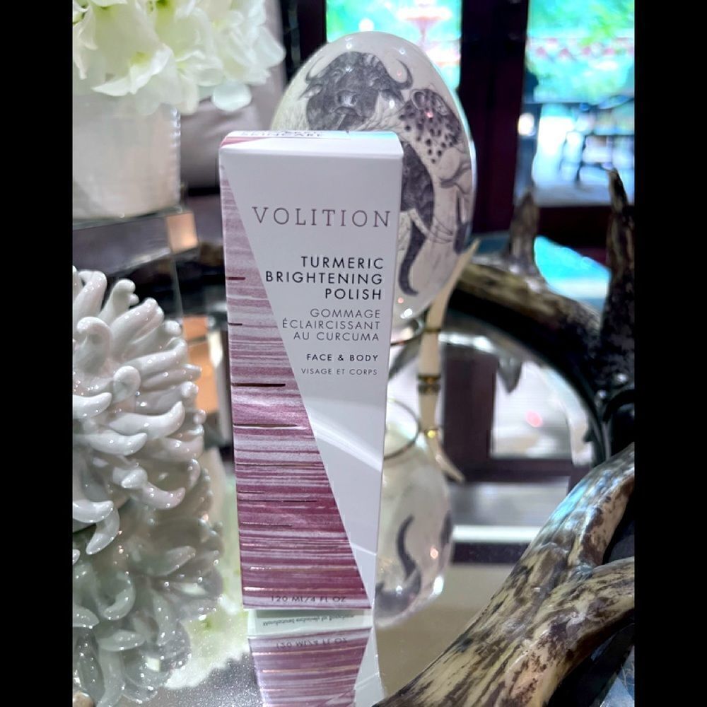 Volition turmeric brightening polish